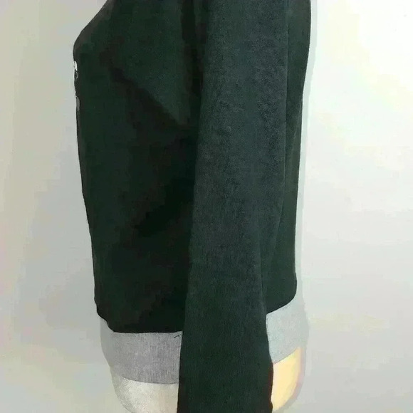 Peanuts Black Sweater Charlie Friends Sz M - Picture 2 of 8